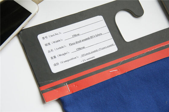 Protección de la ropa de tejido de meta aramida tejido de estilo twill resistencia al calor por encima de 260 grados centígrados ideal para ropa resistente al fuego y equipo de protección