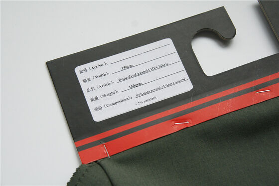 025MM espesor Tejido para-aramida 220gm textil ligero duradero utilizado en ropa de seguridad y aplicaciones industriales