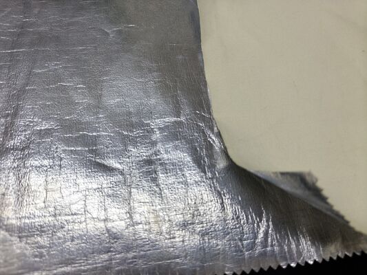 Tejido de aramida recubierto de papel de aluminio ignífugo de 180 g/m² con 150 cm de ancho